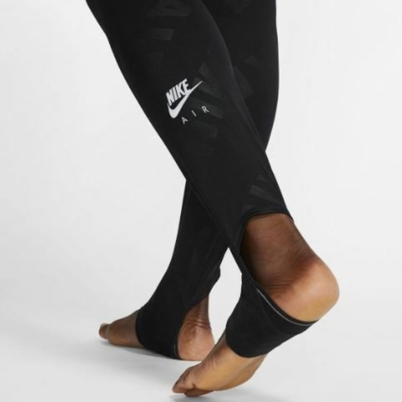 Nike High Waist Dri-FIT Black Leggings With Drawstrings Womens Small - Picture 8 of 8